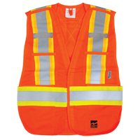 Open Road&reg; Tear Away Vest , High Visibility Orange, Polyester O-Max