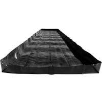 Economy Berms, 748 gal. Capacity, 10' W x 10' L x 12" H, L-Bracket O-Max
