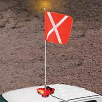Support porte-drapeau Safety Whip, Fixation Aimant O-Max