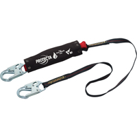 Pro Pack Hot Work Shock-Absorbing Lanyard, 6', Snap Hook Center, Snap Hook Leg Ends, Kevlar&reg; O-Max