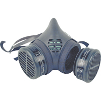 Respirateur à demi-masque assemblé de la série 8000, Élastomère/Thermoplastique, Moyen SE872 | O-Max