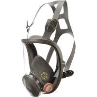 6000 Series Full Facepiece Reusable Respirator, Elastomer/Silicone/Thermoplastic, Medium O-Max