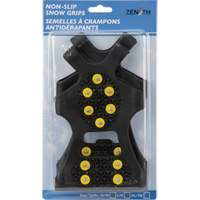 Anti-Slip Ice Cleats, Steel, Stud Traction, Medium O-Max