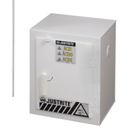 Armoires solides en poly&eacute;thyl&egrave;ne pour acides, 6 x 0,66043 gal., 17" x 22" x 17" O-Max