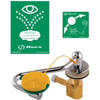 Poste de douche oculaire/faciale, Installation Montage sur &eacute;vier O-Max