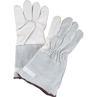 Gants de travail &agrave; ajustement d'usage standard, Petit, Paume en Cuir fleur de ch&egrave;vre O-Max