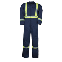 Westex UltraSoft&reg; Unlined Coveralls, Size 34/36, Navy Blue, 12.4 cal/cm2 O-Max