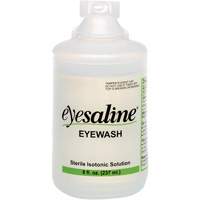 Saline Eyewash Bottles, Full Bottle, 8 oz. O-Max