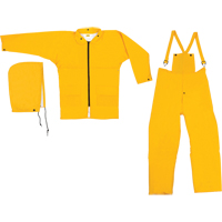 Natpac Rain Suit, Nylon, Small, Yellow O-Max