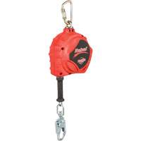 Cordage de s&eacute;curit&eacute; autor&eacute;tractable Rebel, 33', Acier galvanis&eacute;, Pivotant O-Max