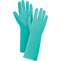 Premium Diamond-Grip Chemical-Resistant Gloves, Size X-Large/10, 15" L, Nitrile, 22-mil O-Max