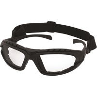 Dustdevil Black Frame Safety Glasses, Clear Lens, Anti-Fog/Anti-Scratch, ANSI Z87+/Meets/Exceeds CSA Z94.3 O-Max