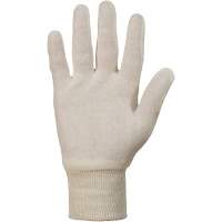 Gants tricot&eacute;s Superior ML80K, Taille unique, Blanc, Non doubl&eacute;, Poignet en tricot O-Max