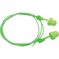 Bouchons d'oreilles en mousse Glide<sup>MC</sup>, Vrac - Boîte, Avec cordon SEH048 | O-Max