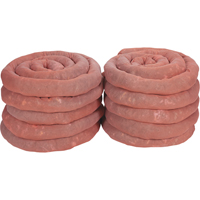 Sorbents Socks, Hazmat, 45 gal. Absorbancy, 3" W x 10' L, Pack of 10 O-Max