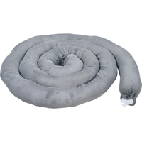 Remblais tubulaires absorbants, Universel, Absorption 40 gal., 3" la x 10' lo, Pqt de 10 O-Max