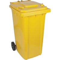 Contenant jaune mobile, Polyur&eacute;thane, 63 gallons/63 gal. US O-Max