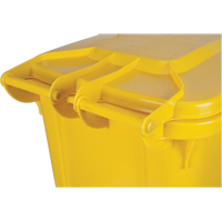 Contenant jaune mobile, Polyuréthane, 63 gallons/63 gal. US SEI276 | O-Max
