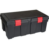 Water Resistant Storage Container, 33" W x 19" D x 13" H, Black O-Max