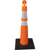 C&ocirc;ne de canalisation, Hauteur 42", Orange O-Max