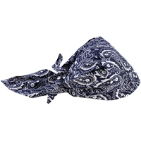 Bandeaux en triangle 6710CT de refroidissement en tissu de serviette Chill-Its, Bleu O-Max