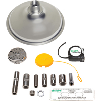 Trousse de mise &agrave; niveau pour douche et douche oculaire/faciale Axion Advantage avec t&ecirc;te et t&ecirc;te de douche oculaire/faciale en acier inoxydable O-Max