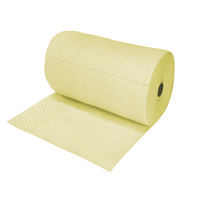 Rouleaux absorbants en fibres fines de calibre industriel, Lourd, 150' lo x 30" la, Absorption 70 gal. O-Max