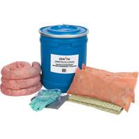 Trousse de lutte contre les d&eacute;versements pour camion, Mati&egrave;res dangereuses, Baril, Absorbance de 10 gal. US O-Max