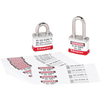 Zenex™ Thermoplastic Photo Padlock Identification Labels SEJ533 | O-Max