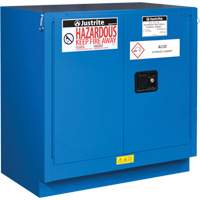 Armoires sous le comptoir pour rangement de mati&egrave;res dangereuses Sure-Grip Ex, 22 gal., 35" x 35" x 22" O-Max