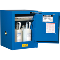 Armoires de comptoir doubl&eacute;es pour rangement de mati&egrave;res dangereuses Chem-Cor, 4 gal., 17" x 22" x 17" O-Max