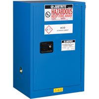 Armoires compactes doubl&eacute;es pour rangement de mati&egrave;res dangereuses Chem-Cor, 12 gal., 23,25" x 35" x 18" O-Max