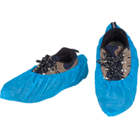 Couvre-chaussures CPE<sup>MC</sup>, T-Grand, Polyéthylène, Bleu SGR279 | O-Max