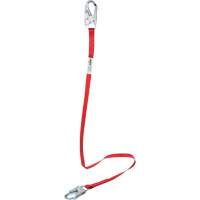 Pro Web Positioning Lanyard, 1 Legs, 6', CSA Class B, Polyester O-Max