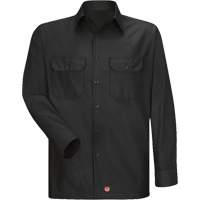 Long Sleeve Ripstop Shirt, Men's, 3X-Large, Black O-Max