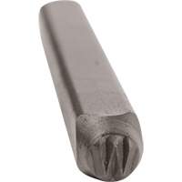 Individual Standard General Purpose Steel Hand Stamp Pieces, W, 3/32" O-Max
