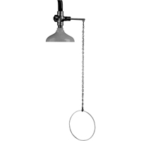 Douche d'urgence suspendue Lifesaver, Montage au plafond O-Max