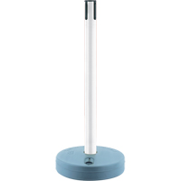 Outdoor TensaBarrier&reg; - Receiver Posts, 37" High, White O-Max