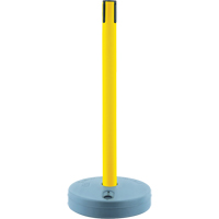 Outdoor TensaBarrier&reg; - Receiver Posts, 37" High, Yellow O-Max