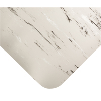 Tapis antimicrobiens Tile-Top Select no 494, Lisse, 4' x 10' x 7/8", Gris, PVC O-Max