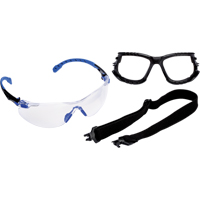 Lunettes de s&eacute;curit&eacute; Solus avec ensemble de lentilles Scotchgard, Lentille Transparent, Antibu&eacute;e, R&eacute;pond ou surpasse la norme CSA Z94.3 O-Max