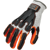 ProFlex&reg; 922CR Dorsal Impact Reducing Gloves, Small, Synthetic Palm, Knit Wrist Cuff O-Max