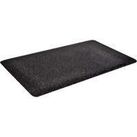 WD Foodmaster Anti-Microbial Mats, Smooth, 2' x 3' x 9/16", Black, Vinyl Foam O-Max