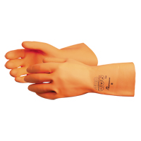 Gants de poids lourds 408, Taille Petit/7, 13" lo, Latex, Doublure en Ouat&eacute;e, 30 mils O-Max