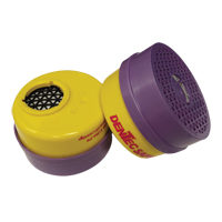 Cartouche pour respirateur, Combinaison cartouche et filtre contre les particules pour gaz/vapeurs, Gaz acide/Vapeur organique/Filtre P100 O-Max