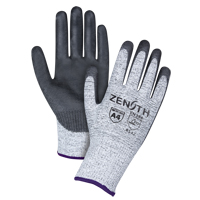 Gants &eacute;lastiques sans coutures r&eacute;sistants &agrave; la coupe, Taille 6/T-petit, Calibre 13, Rev&ecirc;tement Polyur&eacute;thane, Enveloppe en PEHP, ANSI/ISEA 105 niveau 4/EN 388 niveau 5 O-Max