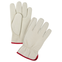 Premium Winter-Lined Driver's Gloves, Small, Grain Cowhide Palm, Fleece Inner Lining O-Max
