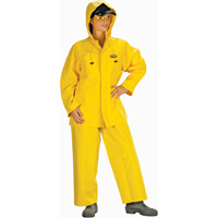 Hurricane Flame Retardant/Oil Resistant Rain Suits - Rainsuits, 4X-Large, Yellow O-Max
