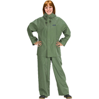 Hurricane Flame Retardant/Oil Resistant Rain Suits - Rainsuits, 4X-Large, Green O-Max