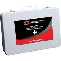 Trousse de premiers soins pour garderie Dynamic, Dispositif m&eacute;dical Classe 1, Boîte en m&eacute;tal O-Max